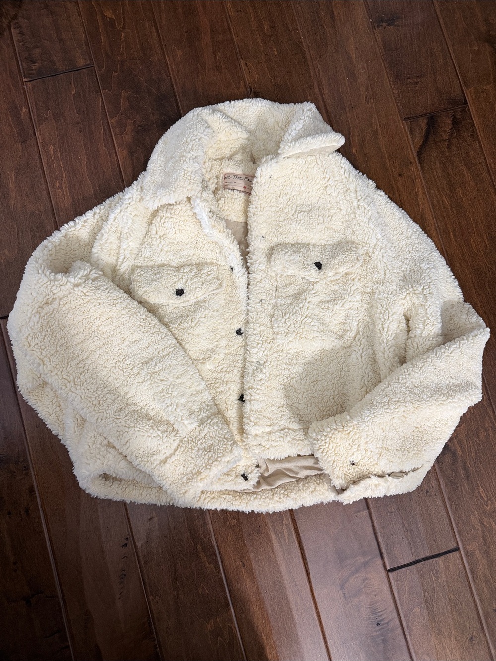We The Free Cream Sherpa Jacket - Plush Fleece